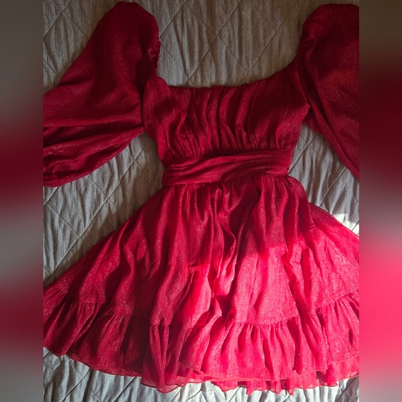 Lucy in the Sky Dresses & Skirts - Lucy in the Sky Red Mini Dress